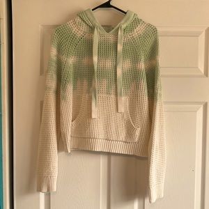 American Eagle crop pullover knit sweater tie dye